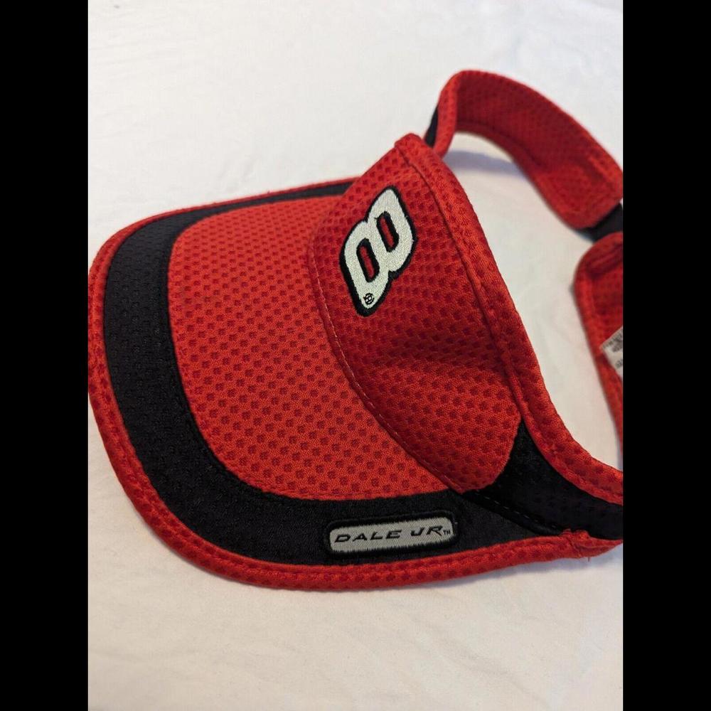 Dale Earnhardt Jr. #8 Sun Visor Hat NASCAR Chase Authentics One Size Red Cap